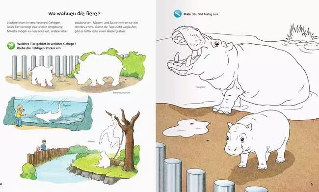 Ravensburger Wieso? Weshalb? Warum? aktiv-Heft: Im Zoo