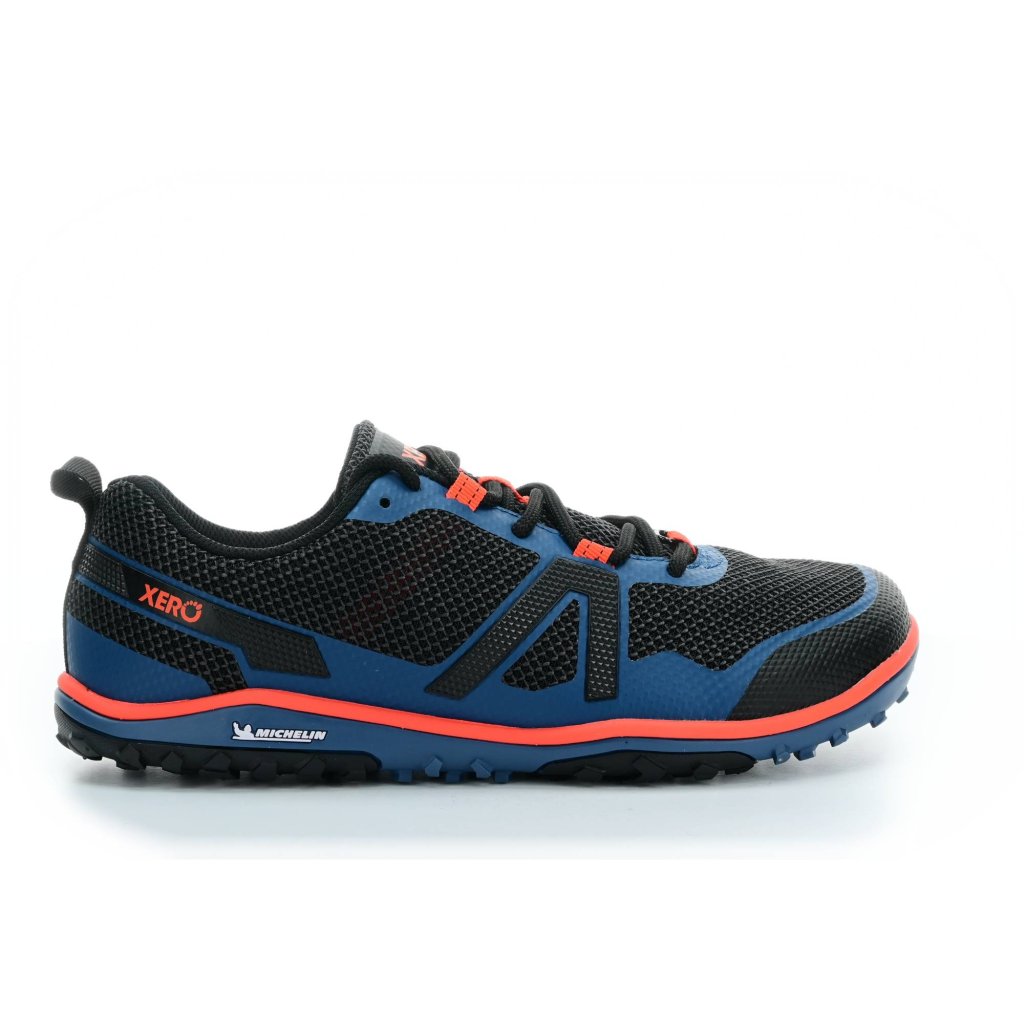 Xero Shoes Scrambler Low Legion Blue/Orange M Barfuß-Wanderschuhe