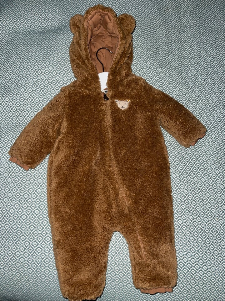 Steiff Fleeceoverall in Hellbraun günstig kaufen 68