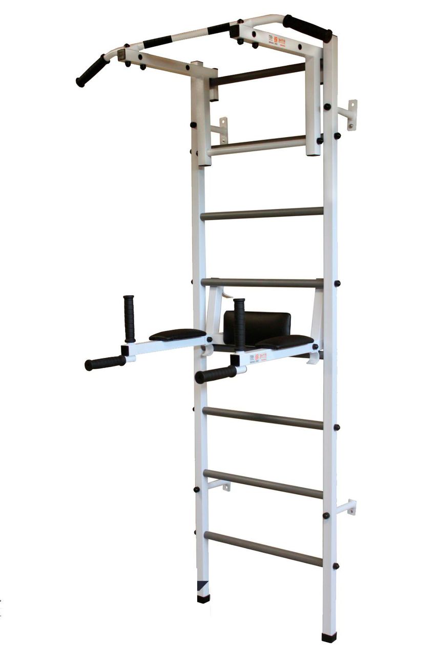 Vago-Tools Sprossenwand Kletterwand Turnwand Sport Turngerät Weiss Sportgerät