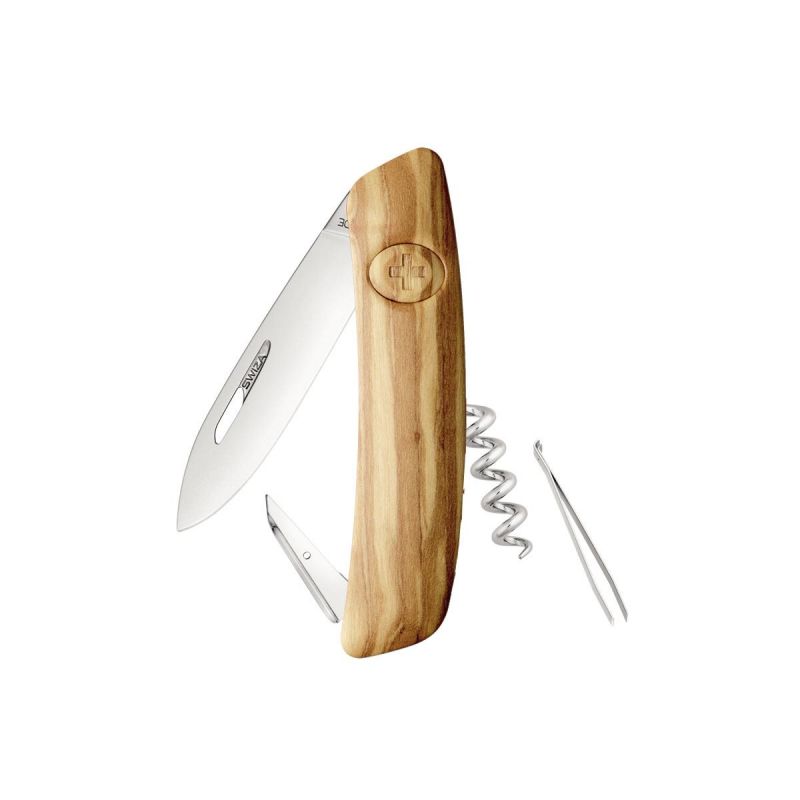Swiza D01 Wood Olive, Schweizer Messer