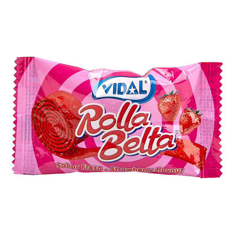 Rolla belta 20 g strawberry Vidal