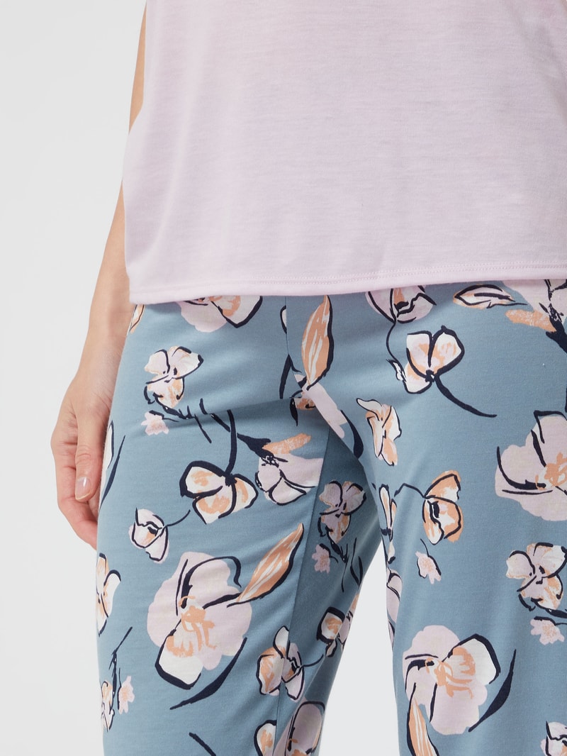 Pyjama mit Modal-Anteil in blau