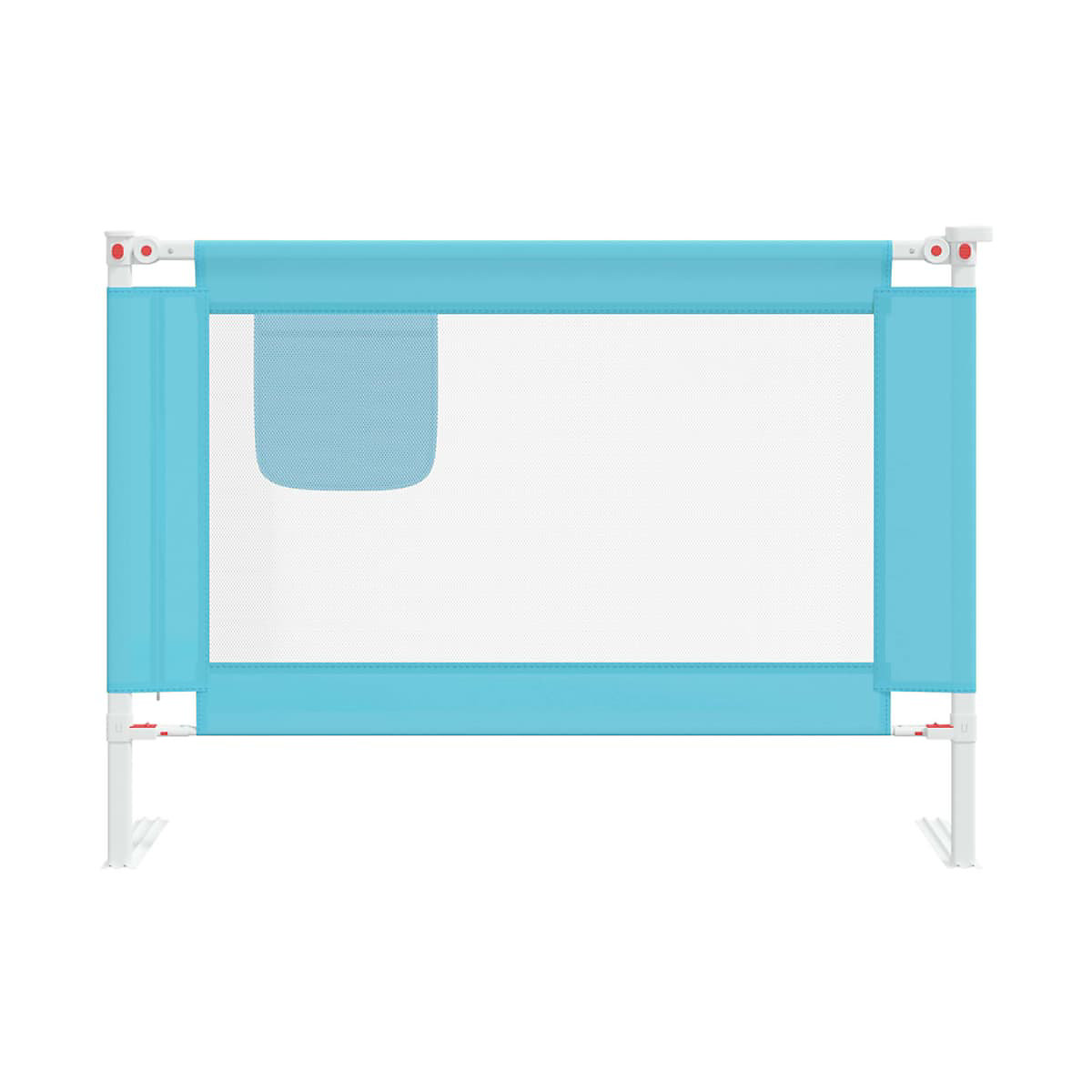 Kleinkind-Bettschutzgitter Blau 90x25 cm Stoff
