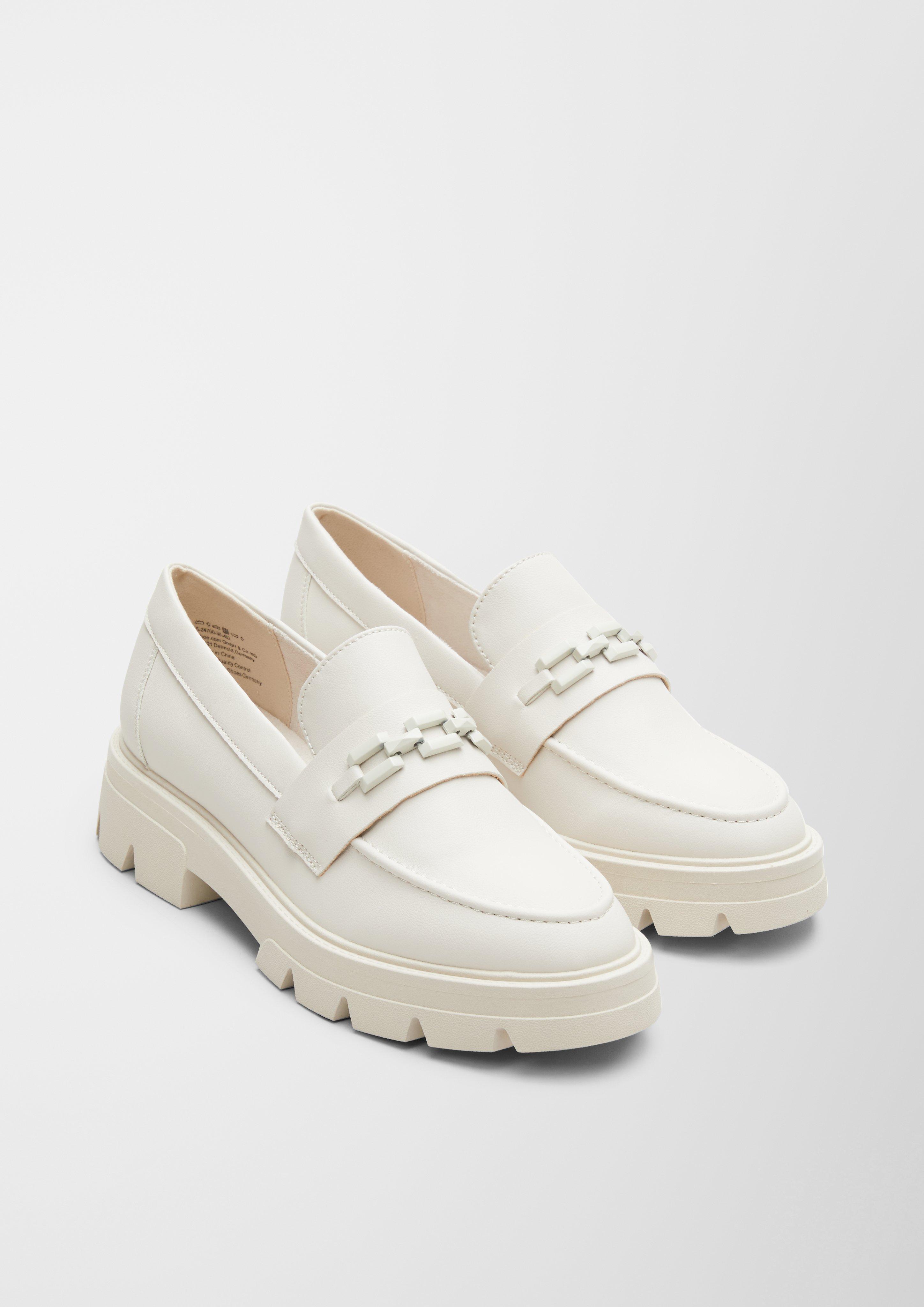 Chunky Slipper mit Schmuck-Detail  6007335-462