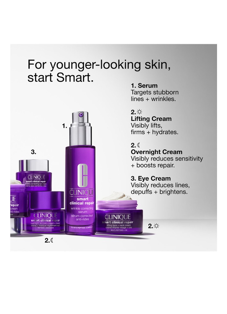 CLINQUE Smart Clinical Repair™ Crema Riparatrice Notte + Maschera Notte