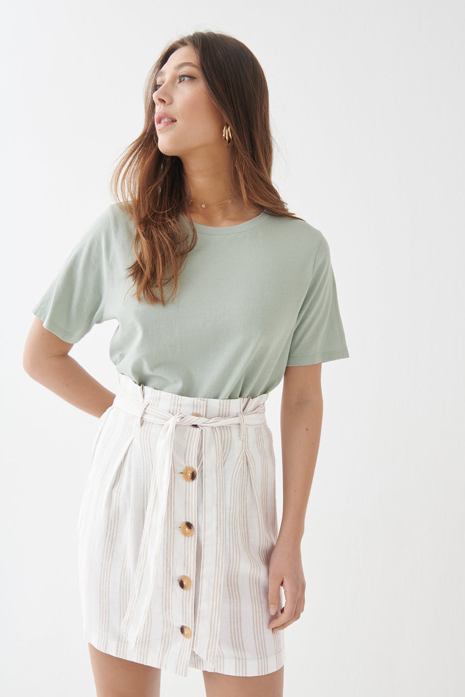 Nora linen skirt