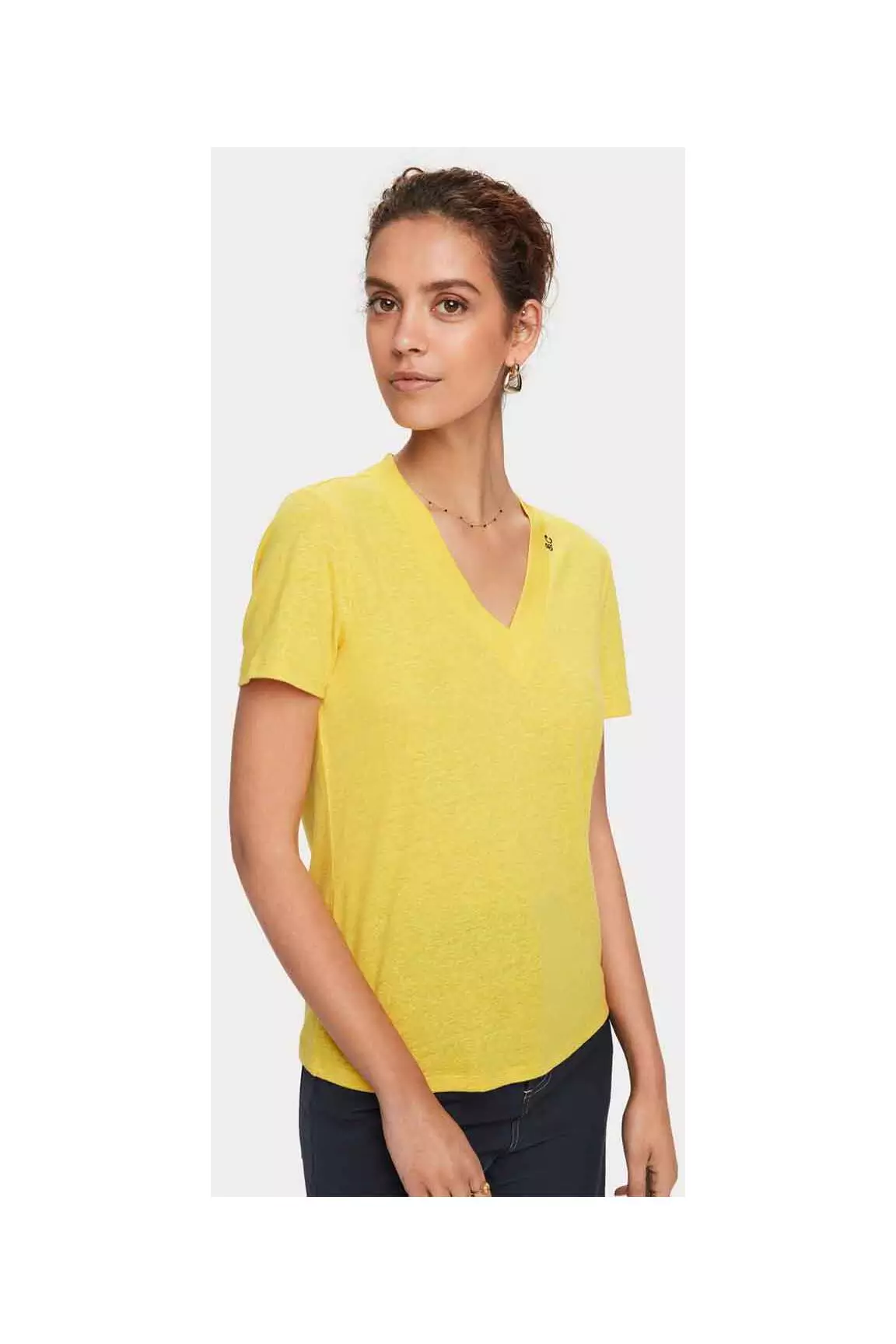 Scotch Soda Tshirts Femme couleur jaune