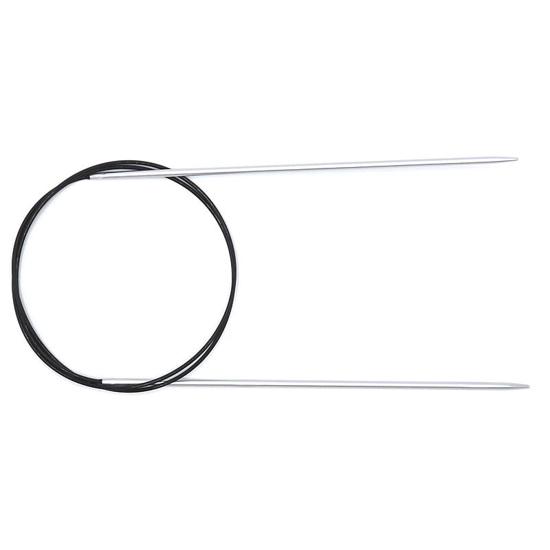 Rundpinne 80 cm 2,5 mm aluminium silver