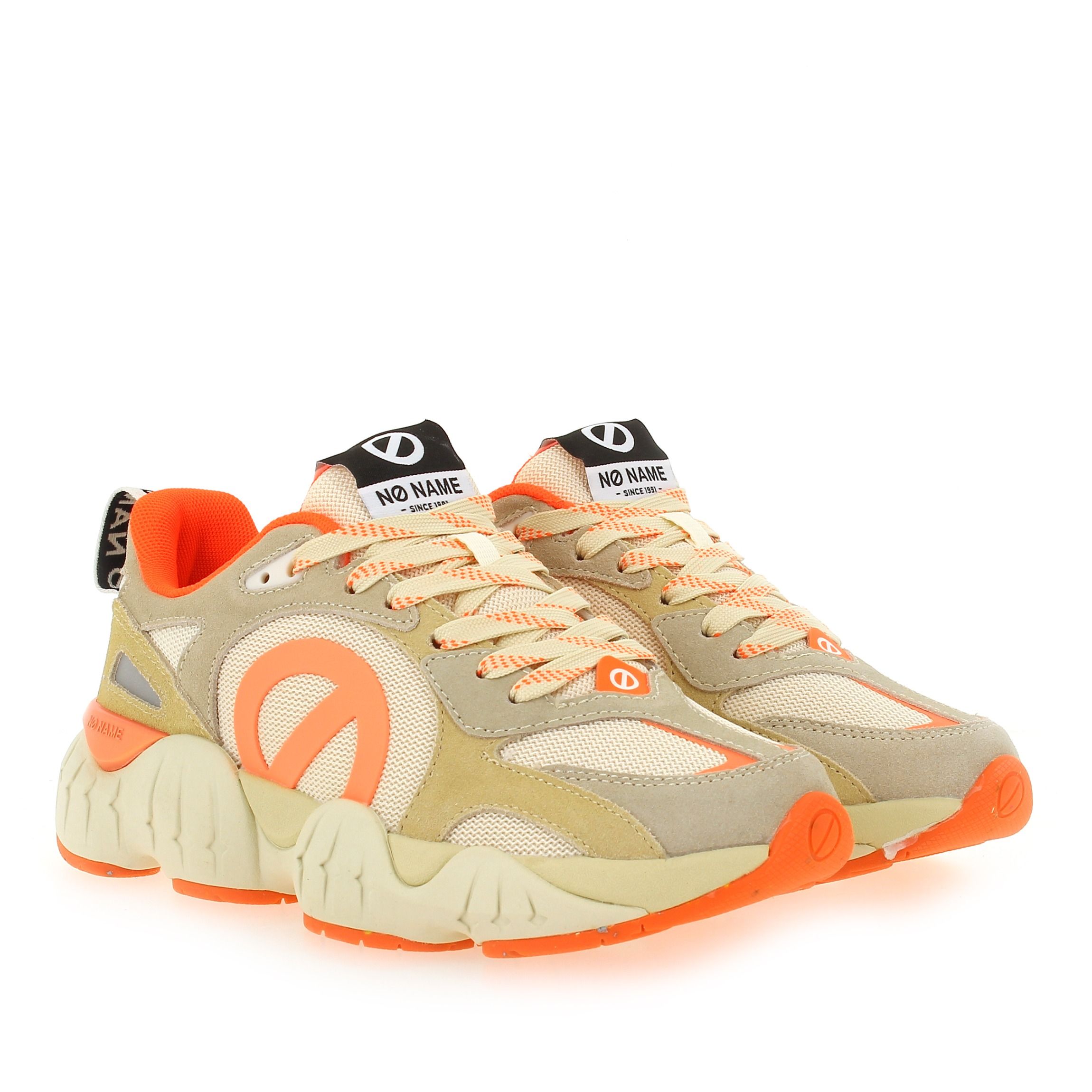 No Name  KRAZEE RUNNER - Beige Orange
