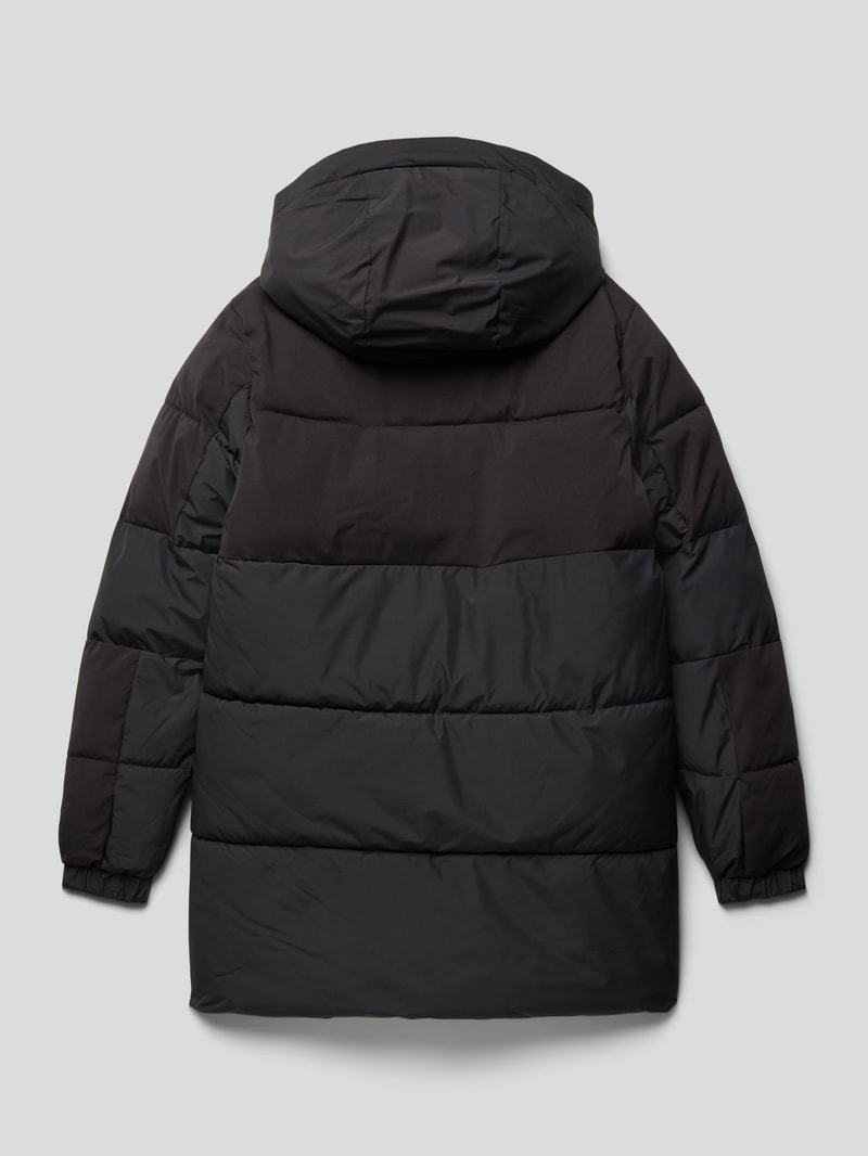Steppjacke in Two-Tone-Machart Modell 'JEFORCE' in schwarz