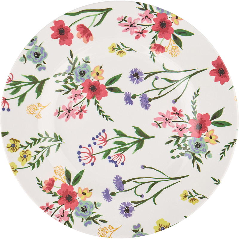 Cuisine Asjett ø 21 cm melamin blomstereng
