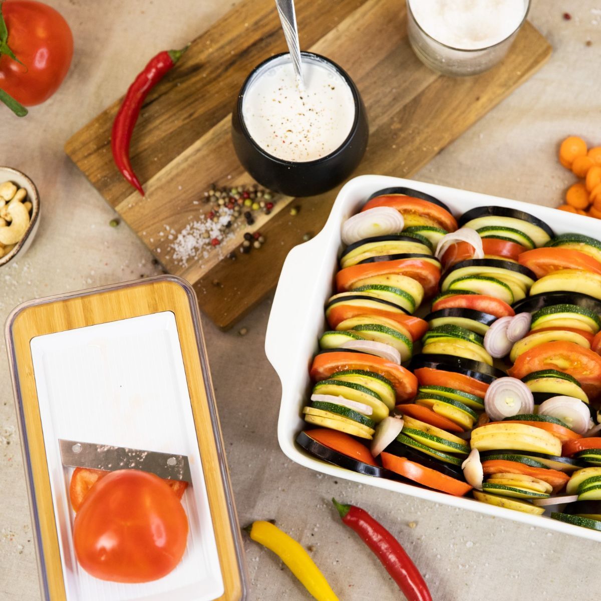 Just Vegan Bamboo Veggi Dicer Gemüseschneider
