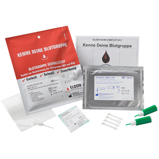 BLUTGRUPPE Schnelltest Eldon Home-Kit HKA 2511-1  1 St  Test
