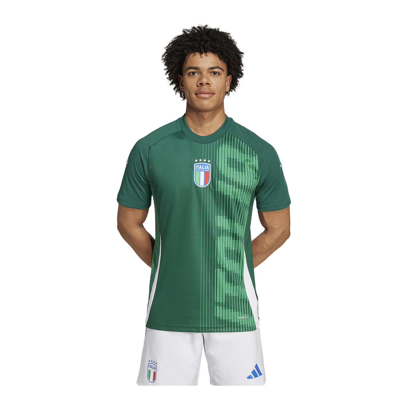 adidas Italien Prematch Shirt Grün