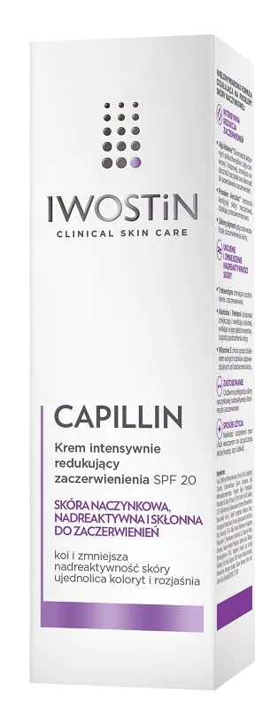 Iwostin Capillin intenzivna krema za smanjenje crvenila SPF 20