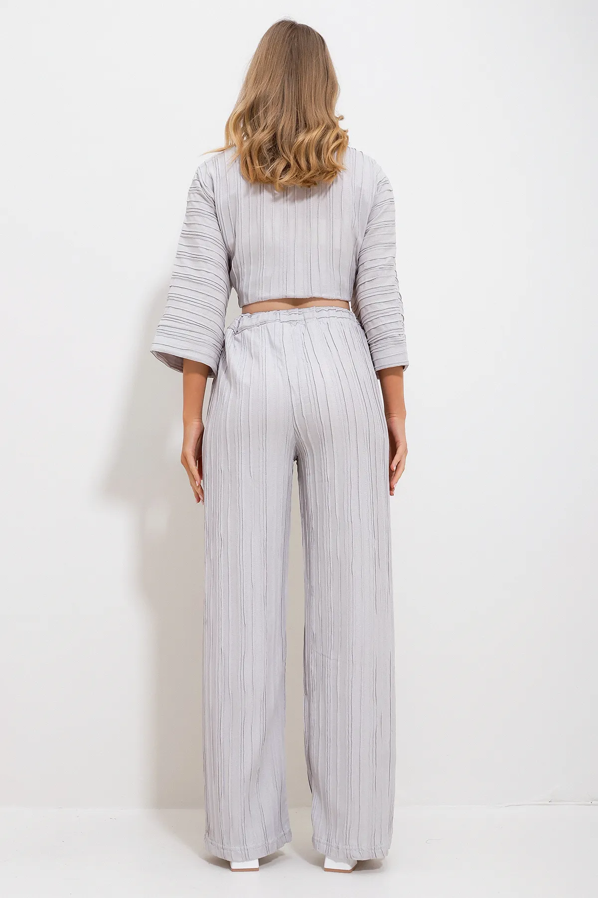 Trend Alaçatı Stili  Hose - Grau - Loose