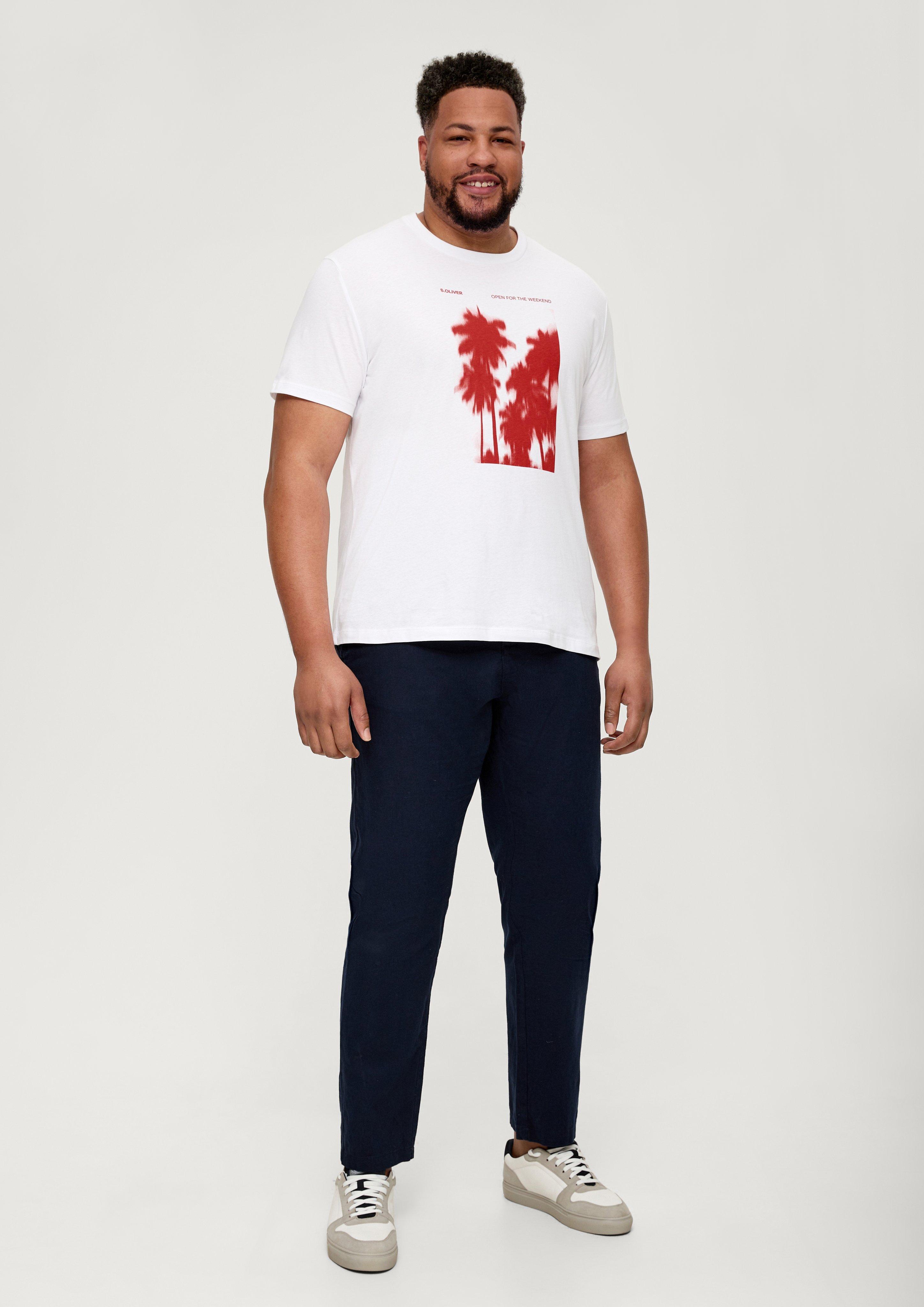 T-Shirt mit Frontprint  2135657-01D1