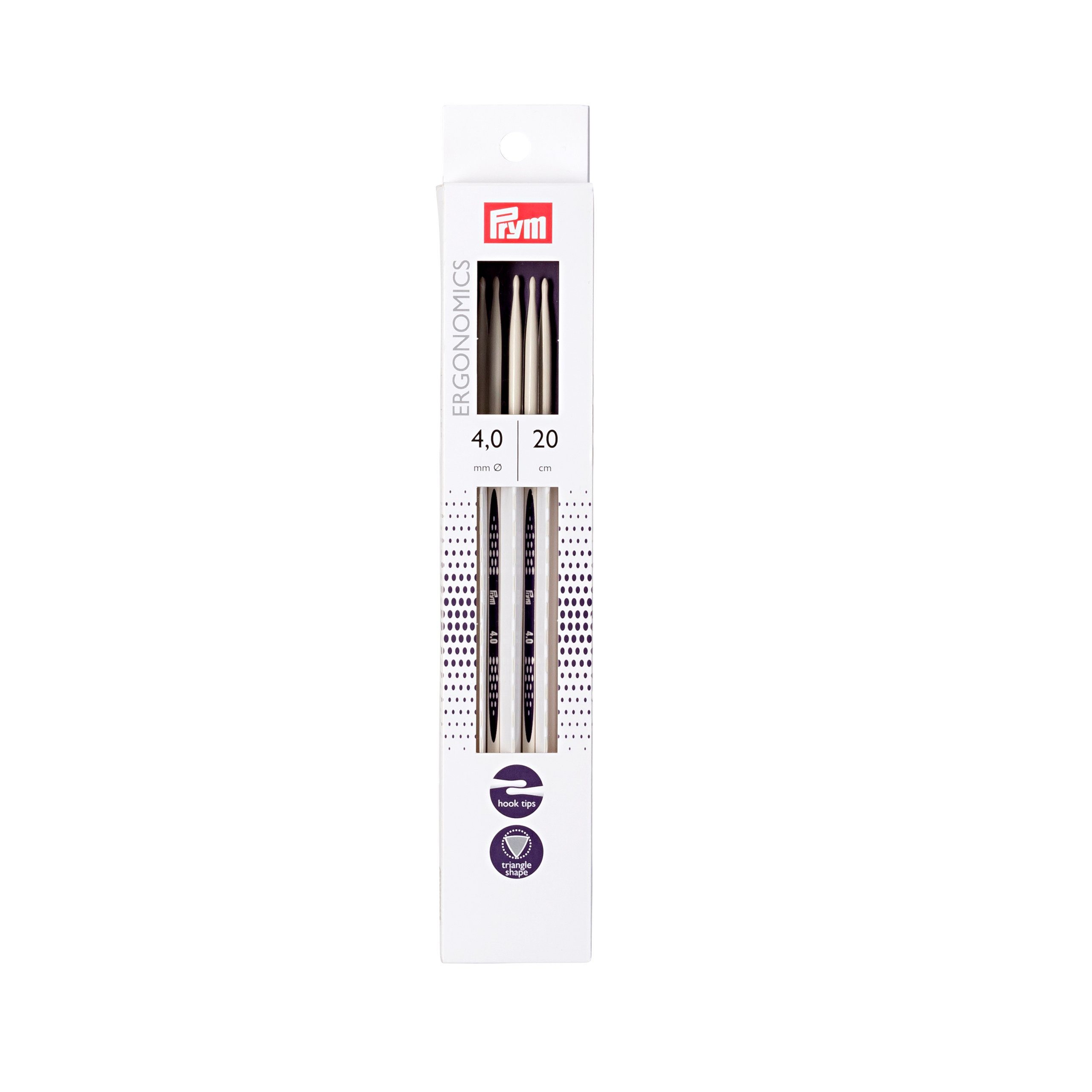 Stecknadeln Strumpfstricknadeln Ergonomics, Prym, 5 Stück