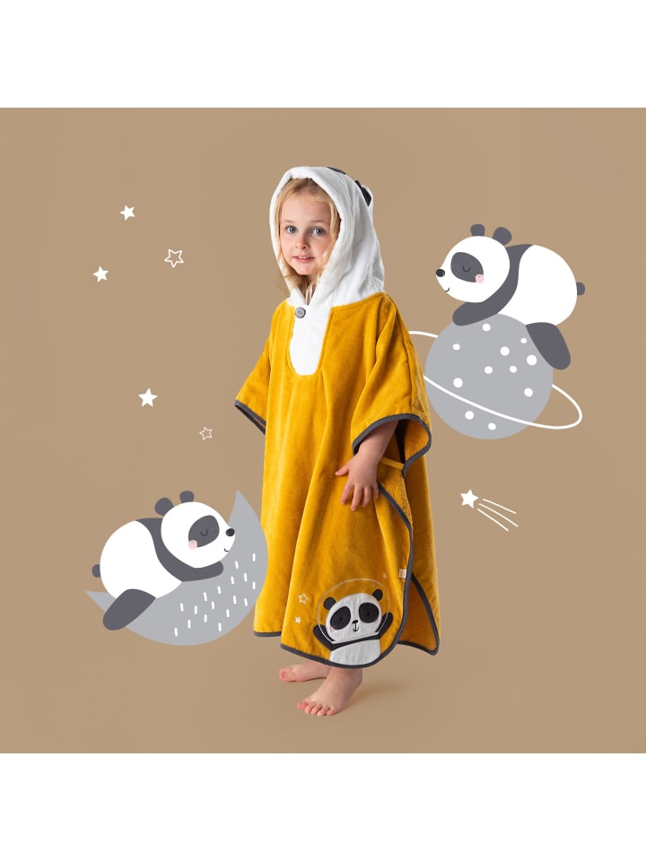 Schlummersack Frottee Badeponcho in Gold günstig kaufen