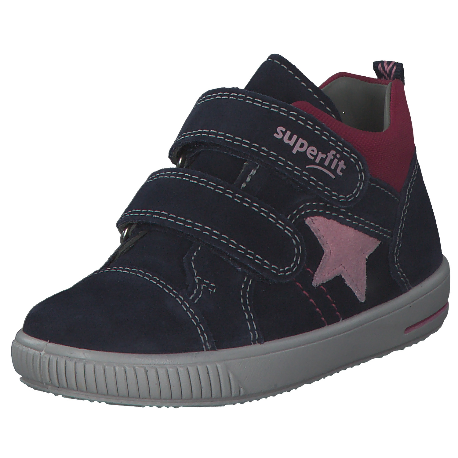 Superfit MOPPY 00352, Lauflernschuhe, Kinder, BLAU/ROSA/ROT