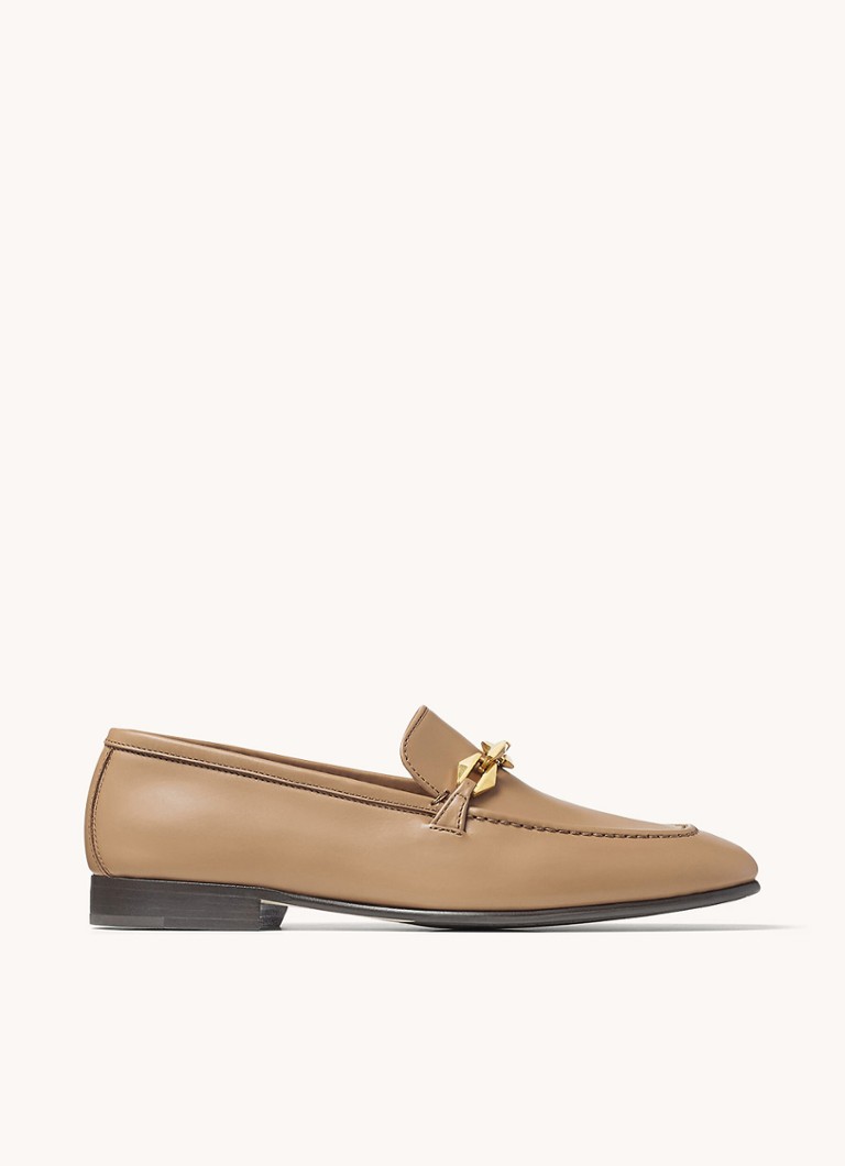 Mocassins Jimmy Choo Diamond Tilda em couro de bezerro