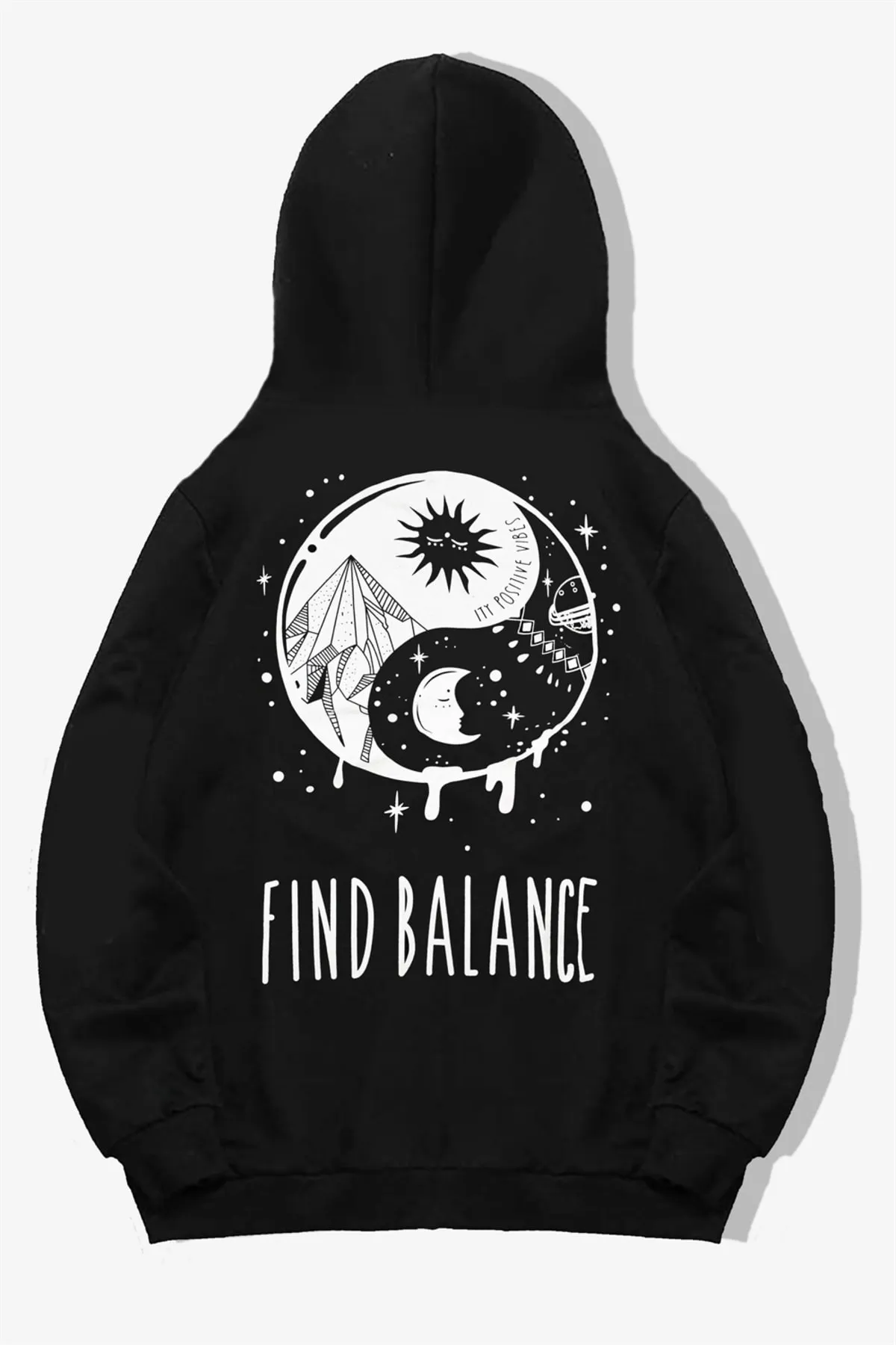 trendypassion  Ying-Yang-Kapuzenpullover