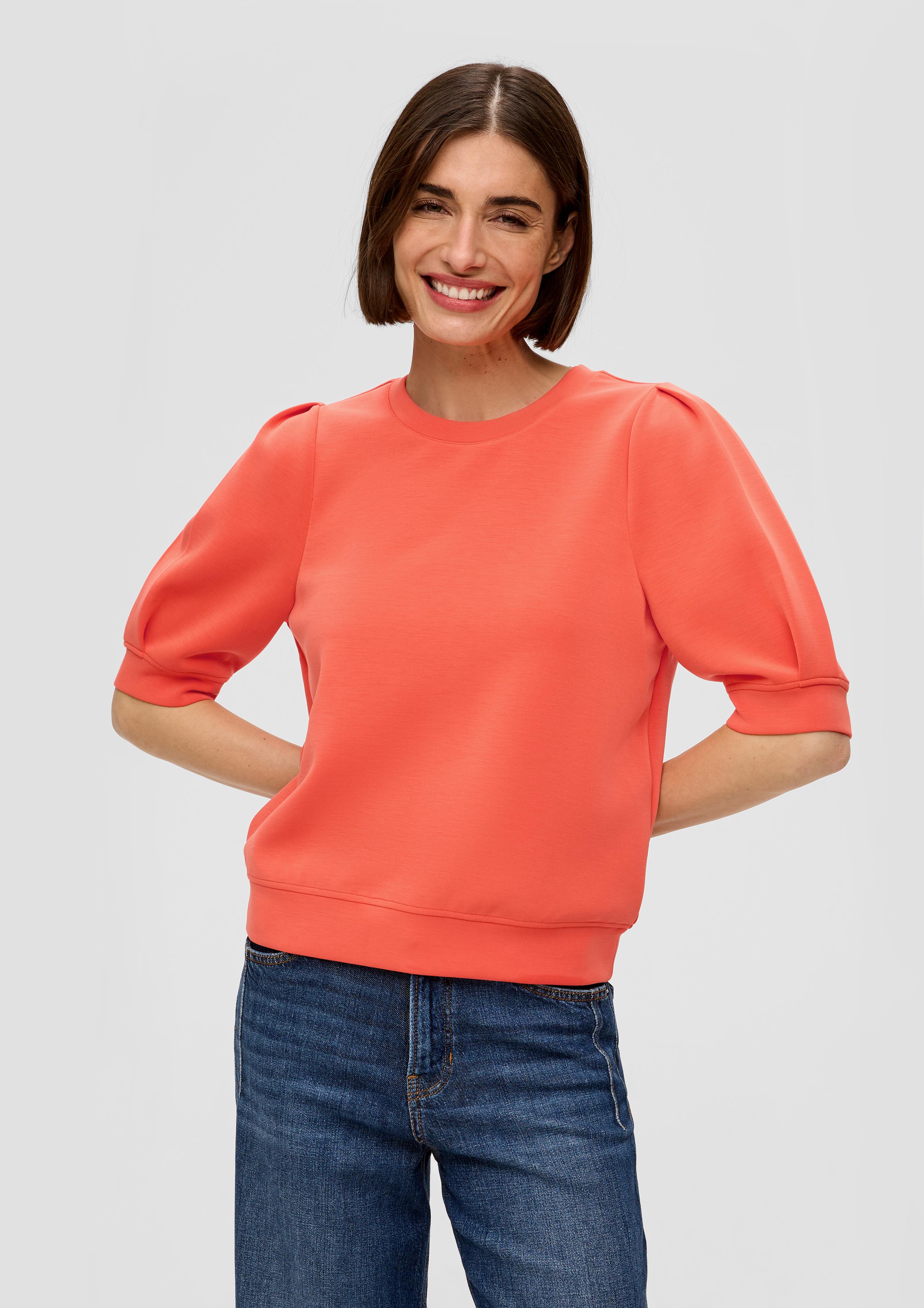 Kurzarm-Shirt aus Scuba  2145629-2590