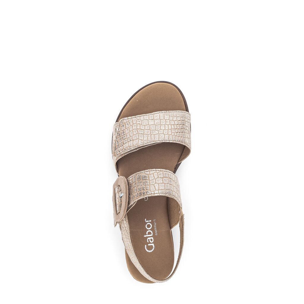 Gabor comfort Keilsandalette gold
