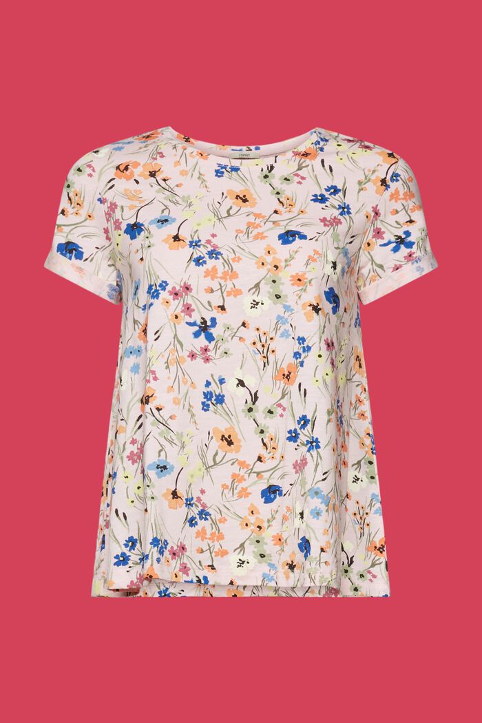 T-Shirt mit Allover-Print, 100% Baumwolle