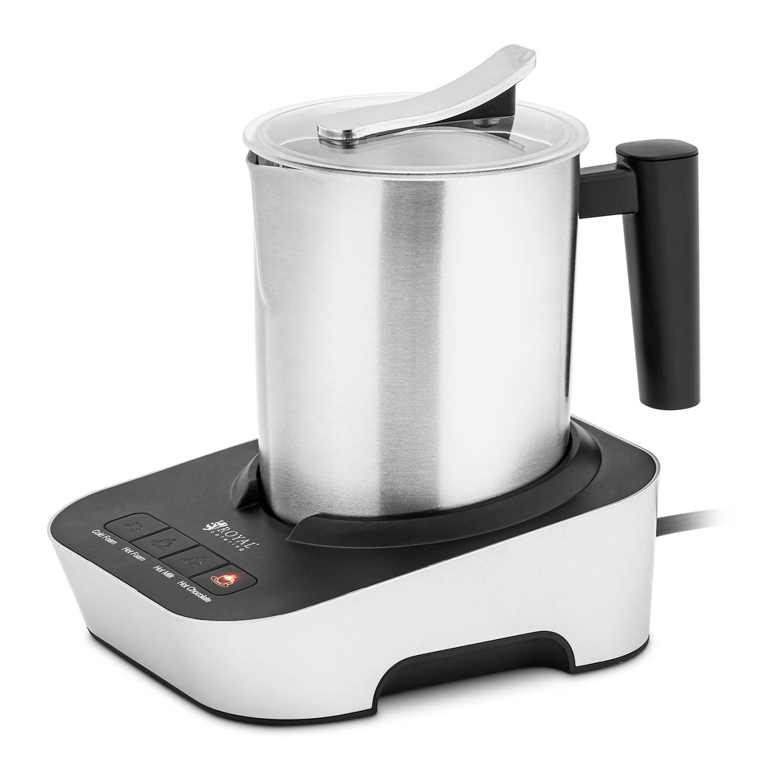 Royal Catering Milchaufschäumer Elektrischer Milchschäumer Milchaufschäumer Induktion 0,6 l 4, 550 W