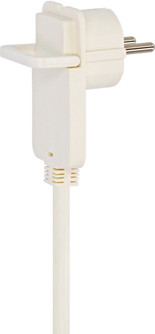 Brennenstuhl Comfort-Line Plus Steckdosenleiste 4-fach (Kabellänge 2 m), mit Flachstecker, Schalter und extra breiten Abständen der Steckdosen