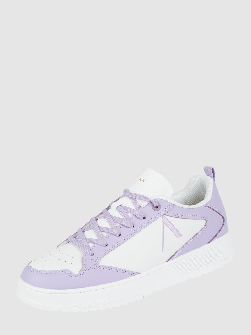 Sneaker aus Leder und Synthetik Modell 'Visuklass' in lila
