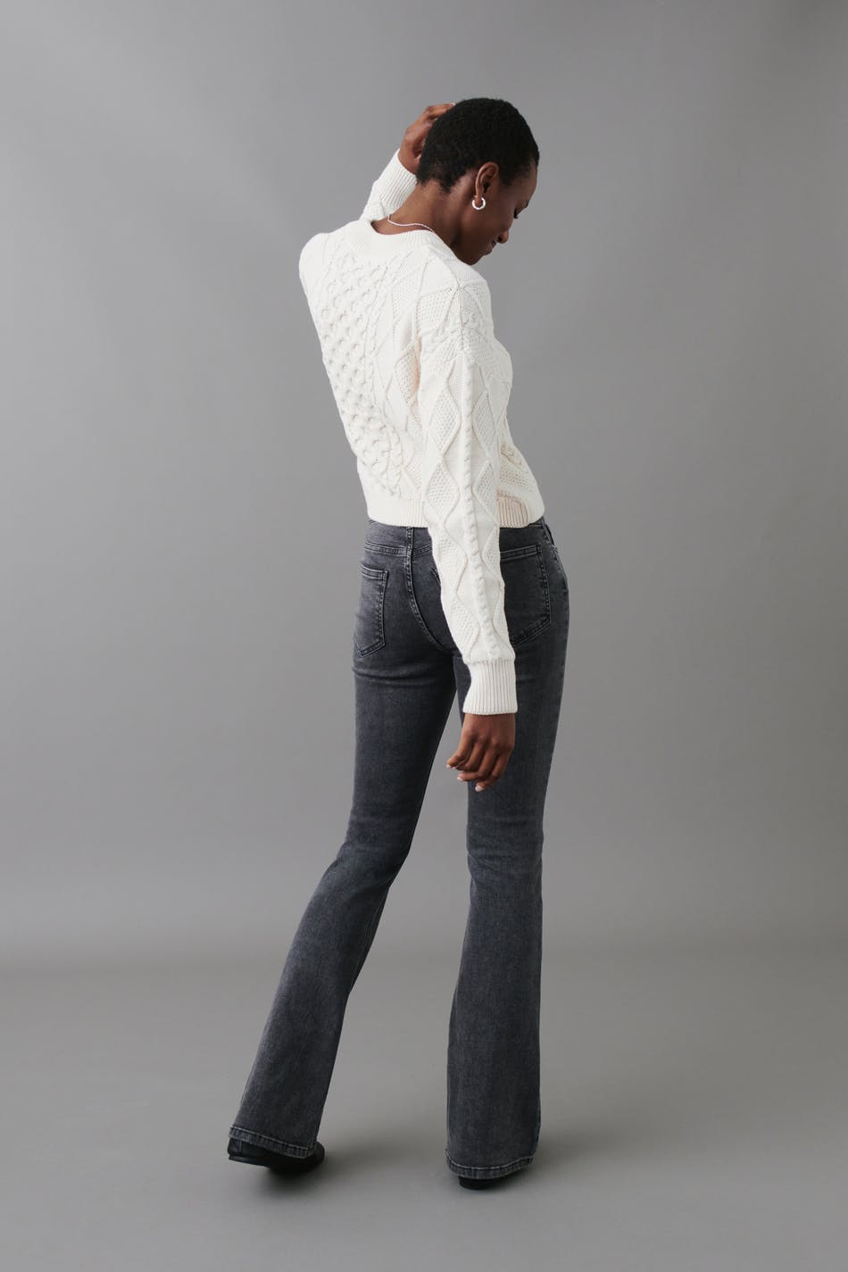 Low tall bootcut jeans