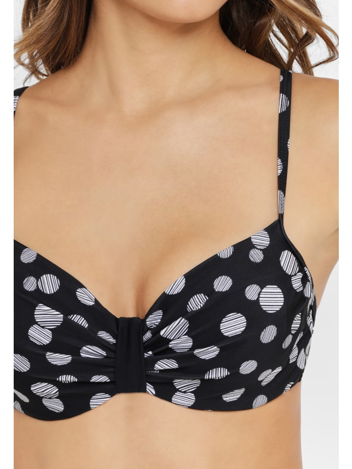 LASCANA Bügel-Bikini in schwarz-weiß günstig kaufen