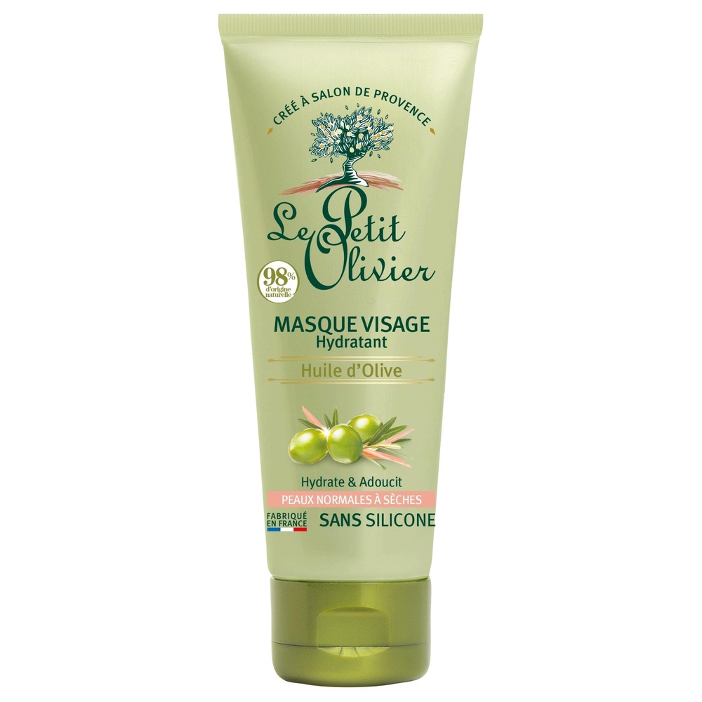 le petit olivier Masque Visage Hydratant Huile d'Olive Masque - Peaux Normales à Sèches