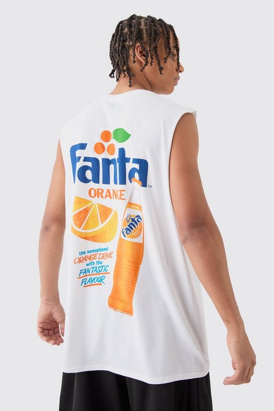 Oversize Tanktop mit lizenziertem Fanta Print