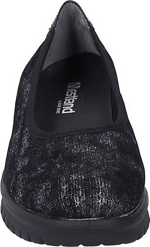 WESTLAND Slipper Calais 85, schwarz-silber