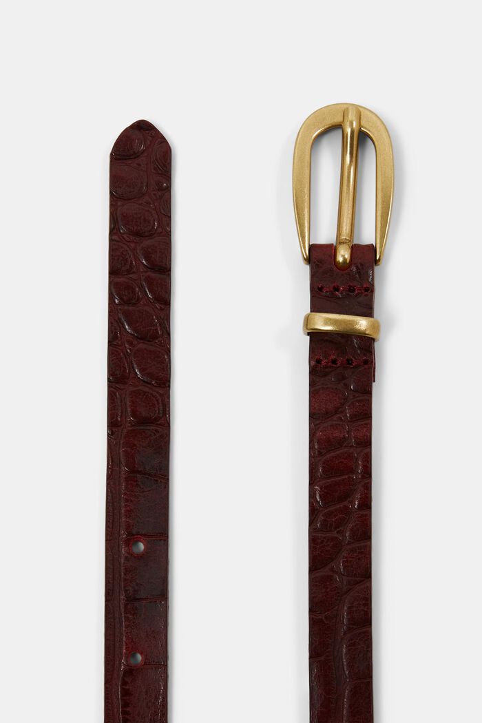 Schmaler Ledergürtel