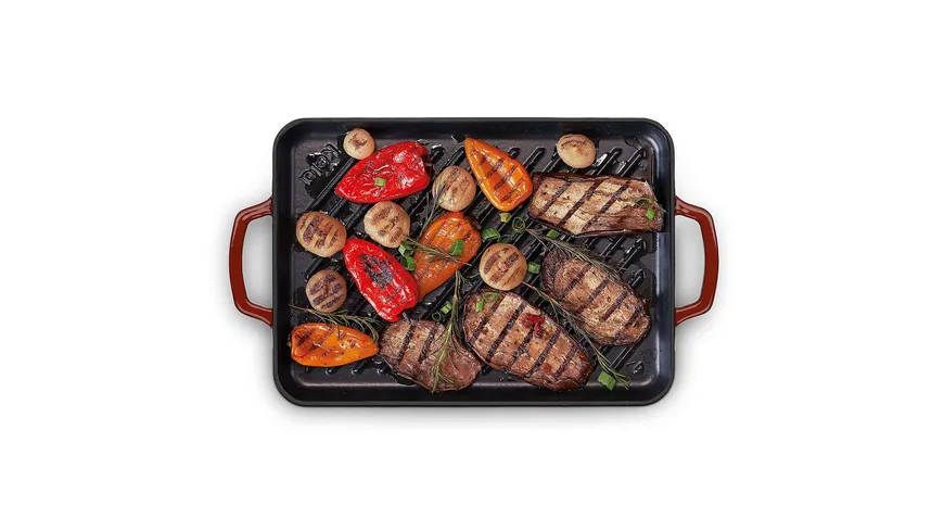kela Grillplatte Calido 35x25cm rot