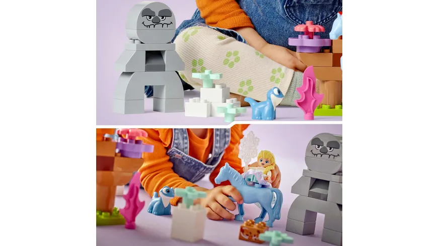 LEGO DUPLO 10418 |  Elsa und Bruni im Zauberwald Eiskönigin-Spielzeug