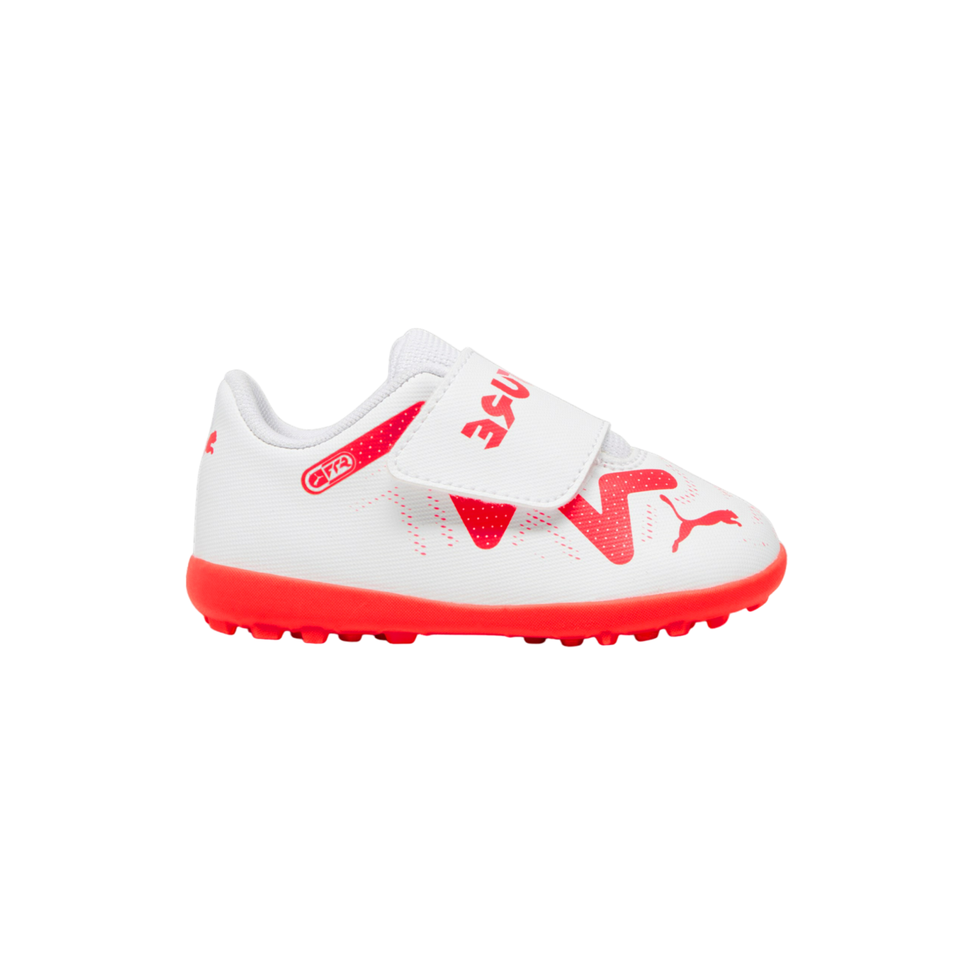 PUMA FUTURE Play TT V Baby Kids Weiss Rot F01