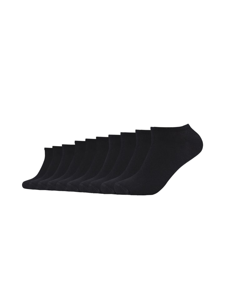 S. Oliver Sneakersocken 10er Pack essentials in Schwarz günstig kaufen