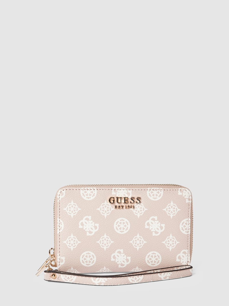 Portemonnaie mit Logo-Details Modell 'LAUREL' in rosé