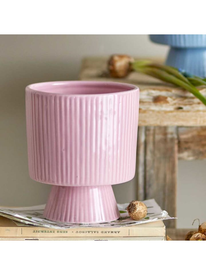 Bloomingville Blumentopf AYLEEN Rosa mit Fuß 12x12 cm günstig kaufen onesize
