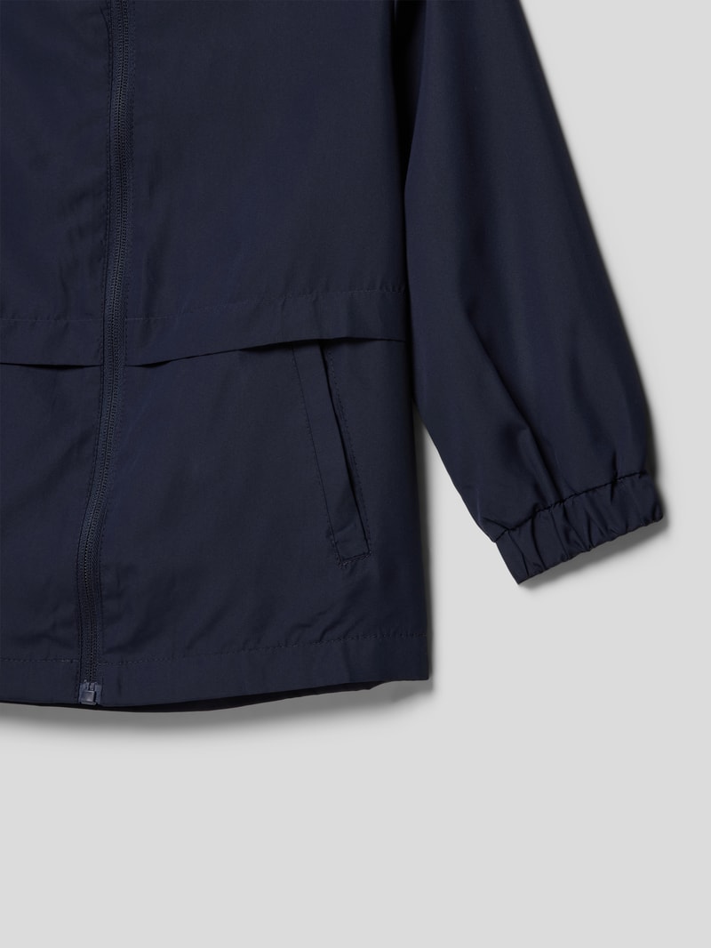 Jacke mit Kapuze Modell 'chicago' in marineblau