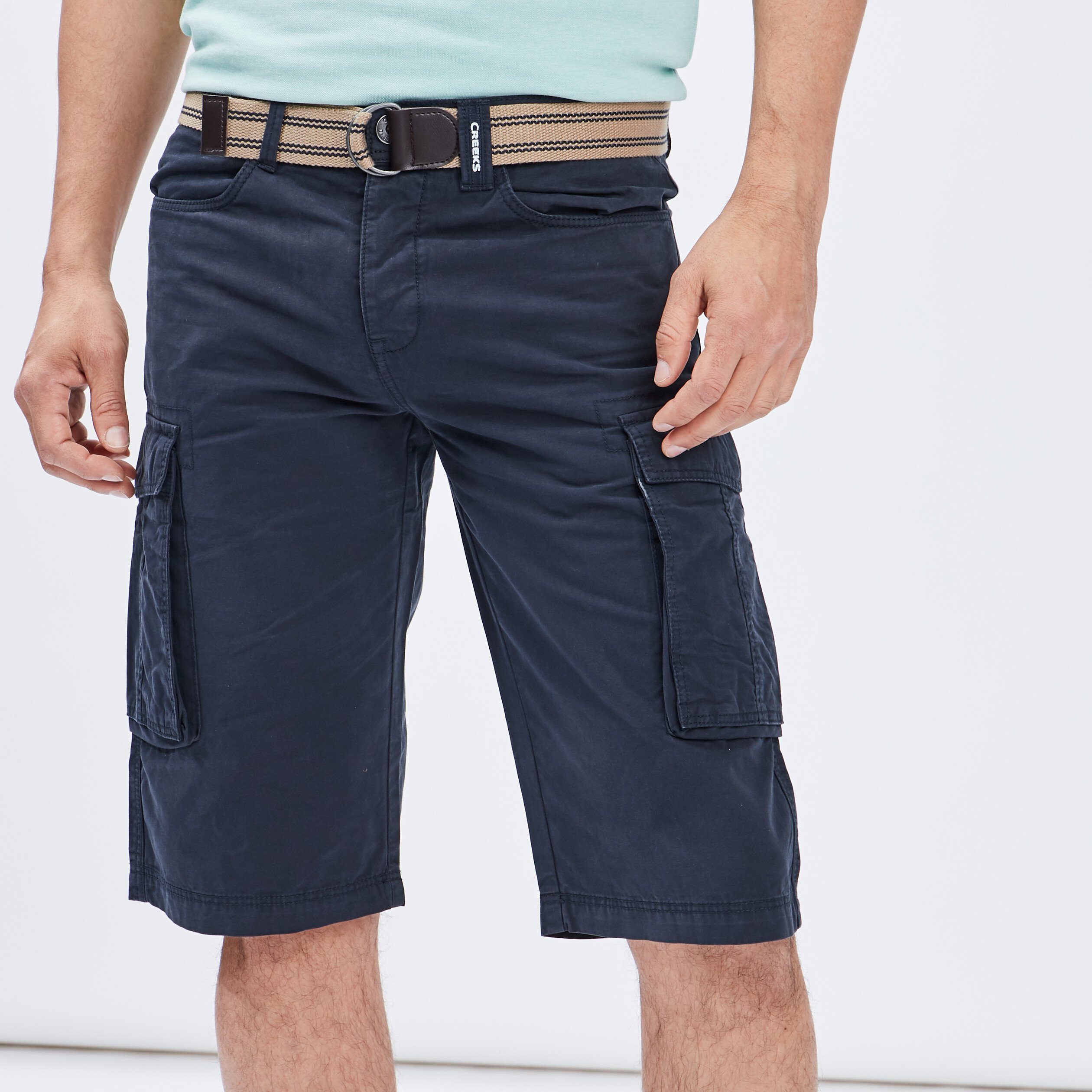 Bermuda battle Creeks bleu marine homme | La Halle