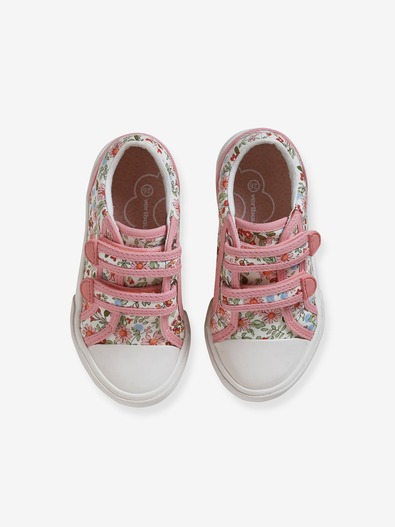 Vertbaudet Mädchen Klett-Sneakers, Anziehtrick - jeansblau