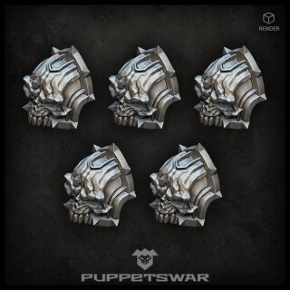 Skull shoulder pads (5)