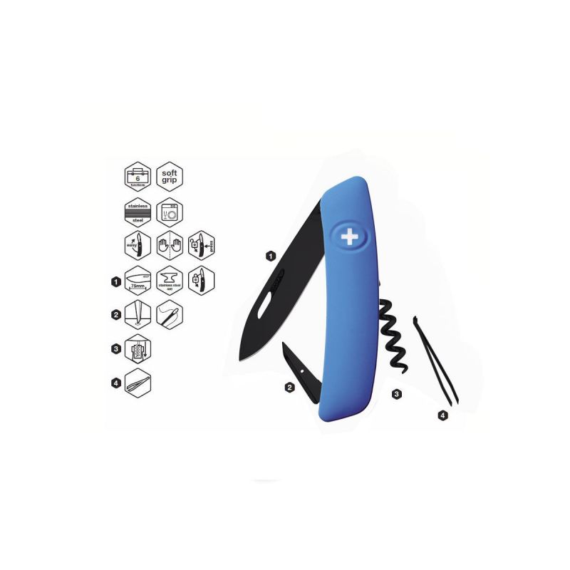 Swiza D01 AllBlack Blue